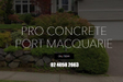 Concrete Repairs & Treatment in Port Macquarie