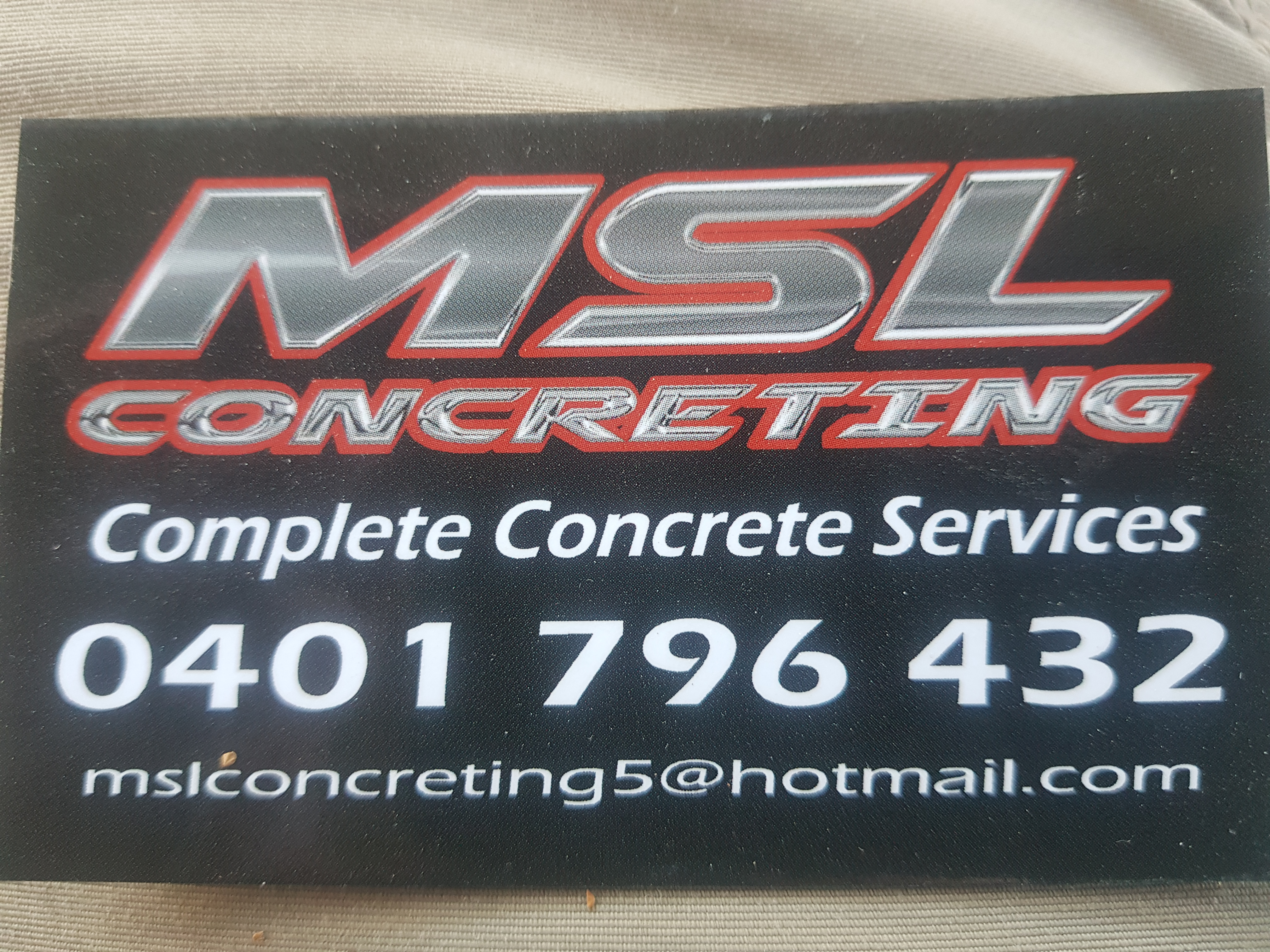 MSL Concreting