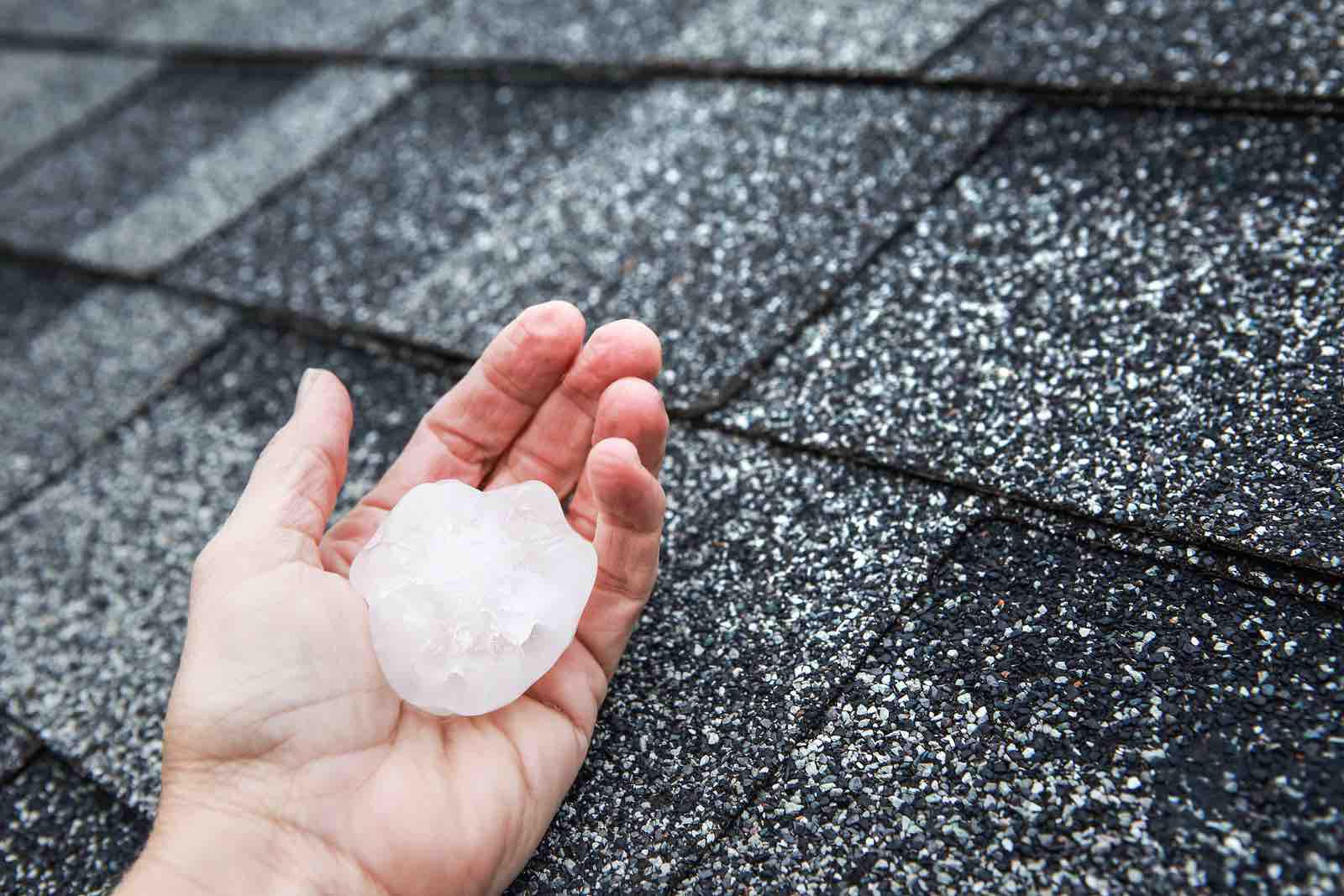 What size of hail causes roof damage | Service.com.au