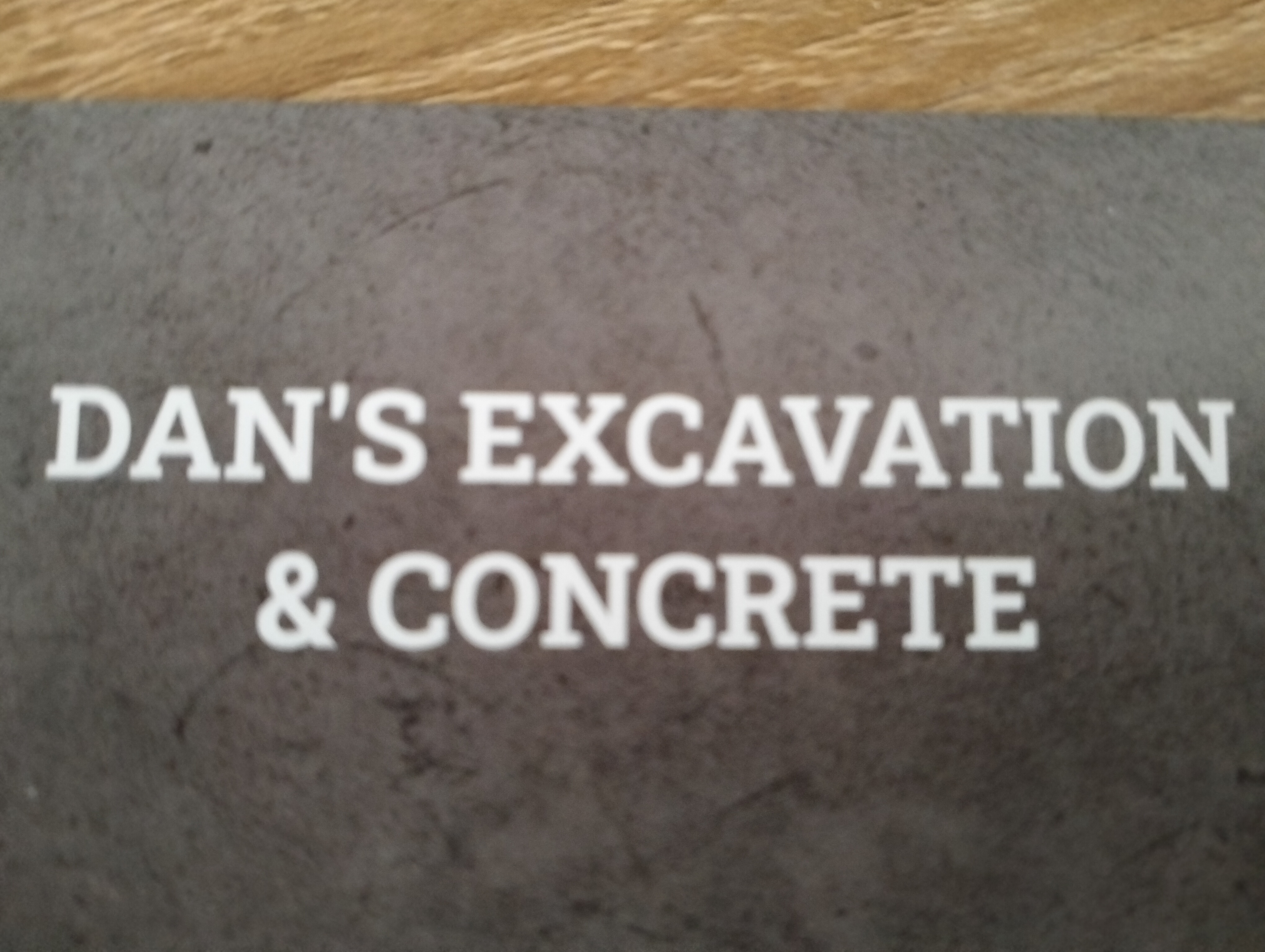 Dans Excavations & Concrete