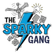 The sparky gang logo