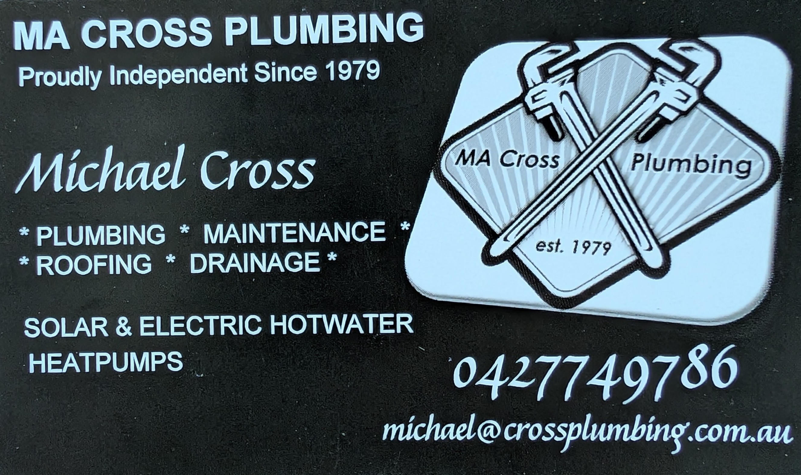 M.A. Cross Plumbing logo