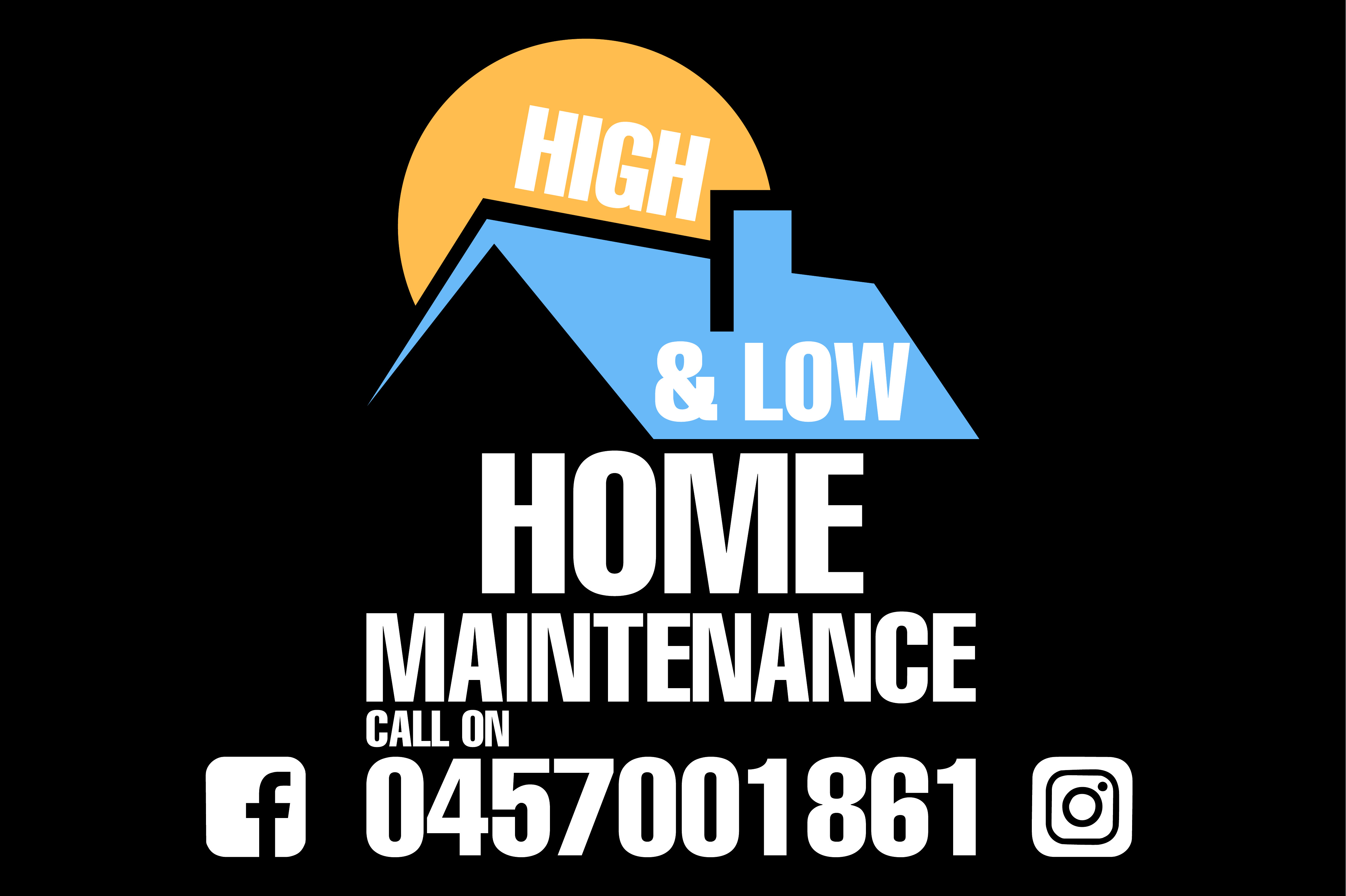 High and Low Home maintenance logo