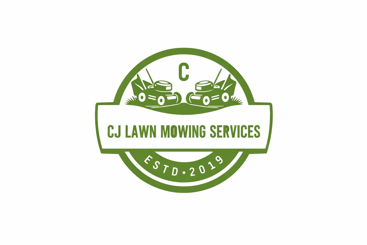 CJ Lawn Mowing Services logo