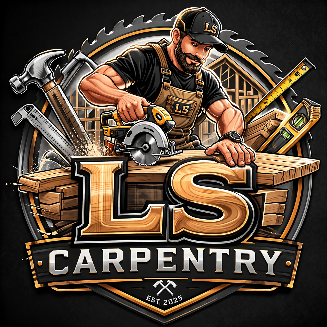 LS Carpentry logo
