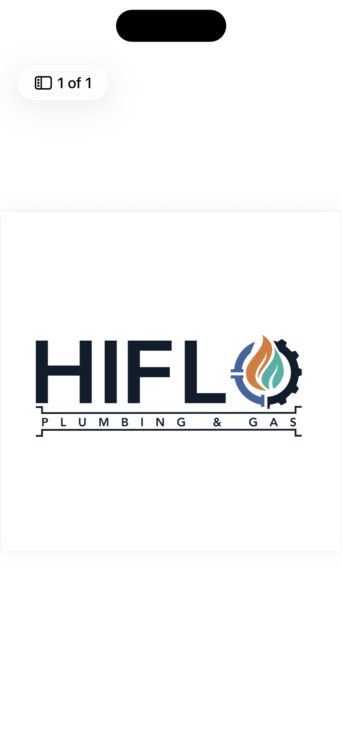 HIFLO Plumbing and Gas logo